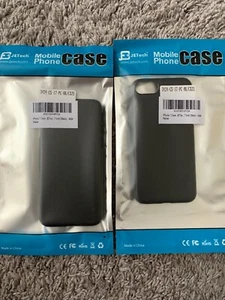 Set Of 2 JETECH MOBILE PHONE CASE FOR IPHONE 7 NEW BLACK - Picture 1 of 3