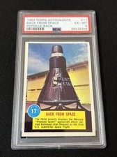 1963 Topps Astronauts #17 Back From Space NASA PSA 6 Popsicle Back Low POP