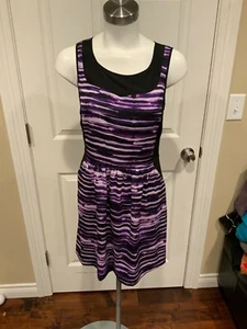 Kensie Purple Tie-Dye Mini Dress, Size Small, NWT! - Picture 1 of 7