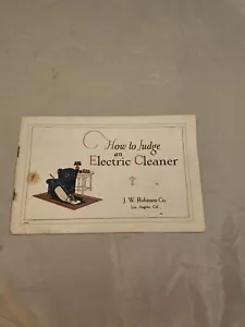 Antique 1920s Hoover Vacuum Electric Cleaner 16 pg. Illustrated Pamphlet Booklet - Picture 1 of 4