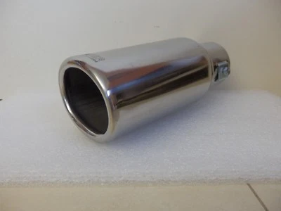 Auspuffblende Endrohr Blende Auspuff EDELSTAHL 75-95mm Oval e-geprüft  i43 - Bild 1 von 4