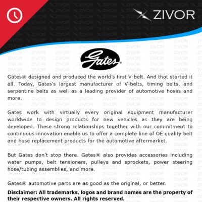 New Genuine GATES Radiator Hose  #02-0590 - image 1 of 4