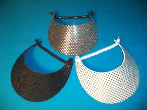 Playa Piscina Golf Lentellera Mujeres Damas Sombrero Parasol, Espuma Sin Pellizcos, Negro Oro Azul - Imagen 1 de 37