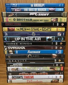 18 DVD GEORGE CLOONEY Brother Ides Solaris Peacemaker Ocean's Descendants Goats - Picture 1 of 4