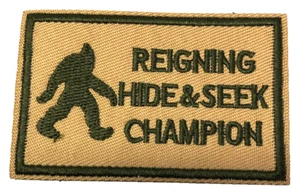 Patch Sew On Take Off Embroidered Clothing Hats Jackets Coat  Sign Message A350 - Picture 1 of 4