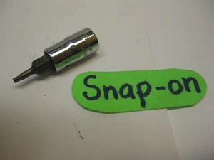 Snap-on tools 1/4" drive T8 Tamper Resistant Torx Bit Socket TTXR8 USA Nice! - Picture 1 of 8