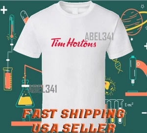 HOT NEW SHIRT TIM HORTONS FAST FOOD LOGO FUNNY T-SHIRT SIZE S - 5XL - Picture 1 of 5