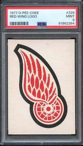 1977-78 O-PEE-CHEE #328 DETROIT RED WINGS RECORDS PSA 9 RED WINGS *ADT6355 - Foto 1 di 2