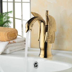 DE Baño Lavabo Golden Swan Grifo Monomando Hot Cold Mezclador - Imagen 1 de 9