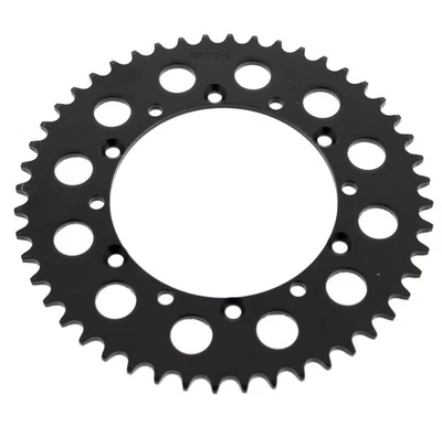 Roda dentada preta traseira Kawasaki KLX300 48 1997 1998 1999 2000 2001 - Imagem 1 de 4