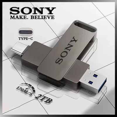 Sony USB Type C Flash Drive 2TB 1TB High Speed Metal Pendrive 32TB 64TB Stick - Image 1 of 4
