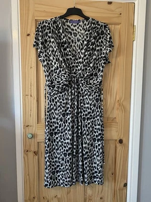Autonomy Leopard Print Dress Size 18 Short Sleeved - Image 1 of 4