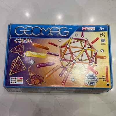 Geomag Colour 125 Stück, 60 Ruten, 59 Kugeln & 6 Platten - Bild 1 von 4