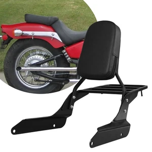 Respaldo desmontable Sissy Bar portaequipajes para Honda Shadow VLX600 VT600 1999-08 - Imagen 1 de 10