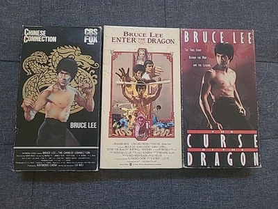 Bruce Lee Lot Of 3 VHS Movies Foto 1 de 4