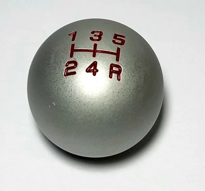 ROUND SHIFT KNOB MANUAL THREADED 5 SPEED FOR HOND CIVIC 96-00 EK SPORT JDM - Image 1 of 3