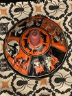 HTF Vintage Halloween Bugle Toy Clanger Noisemaker Wizard, witch,owl