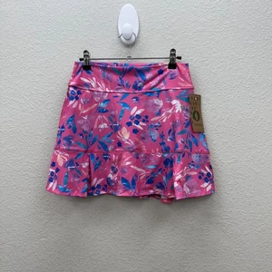 Falda Deportiva Dona Jo Fleur JoJo Rosa Floral Skort Mujer Talla 1.5 Mediana NUEVA - Imagen 1 de 9
