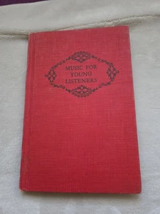 Music For Young Listerners The Crimson Book (HB, 1951) Lillan Baldwin - Picture 1 of 13