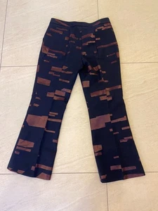 ++ Escada Stoffhose Hose 7/8 Hose metallic Streifen Gr.38  *NEU mit Etikett* ++ - Bild 1 von 5