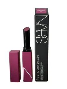 NARS Powermatte Lipstick WARM LEATHERETTE #650 Full sz 0.05 Oz. / 1.5 g NIB Plum - Picture 1 of 2