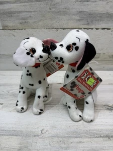 Vintage Disney Perdy and Pongo Plush 1996 Mattel W/ Tags - Picture 1 of 15