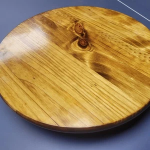 Artesian Handcrafted Hardwood Lazy Susan 18" Turntable For Serving, Hosting - Picture 1 of 7
