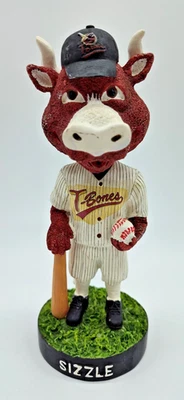 Kansas City T-Bones Ligas Menores Béisbol Chisporroteo Toro Mascota Bobblehead Foto 1 de 4