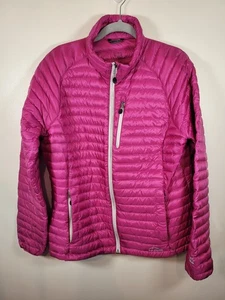 LL Bean Damen lila magenta Daunen gefüllt gesteppte gefütterte Jacke verstaubar Large - Bild 1 von 20