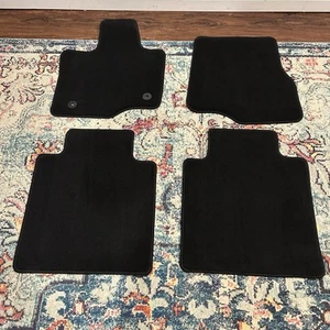 2022 Ford F150 Super Crew Cab OEM Carpet Floor Mats 4pcs Black EUC - Picture 1 of 7