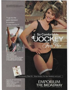 ANUNCIO IMPRESO ORIGINAL NANCY HOGSHEAD JOCKEY ORO OLÍMPICO - Imagen 1 de 1