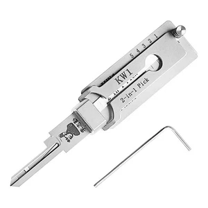 KW1 Locksmith Tools Lock Key Precision Hook Pick Set for Home Door Car Unlocking - Picture 1 of 15