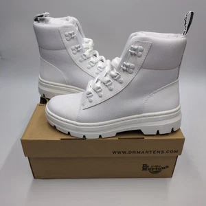 Dr Martens Combs Boots Extra Tough 50/50 25102100 Women's 8 Non Woven E97 - Picture 1 of 6