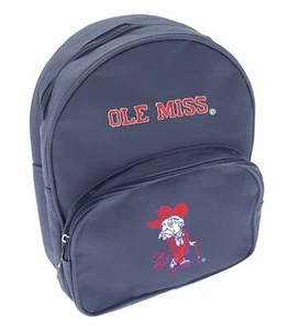 Mississippi Rebels NCAA Kids Mini Backpack School Bag, Navy - Picture 1 of 3