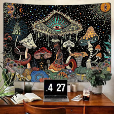Colorful Mushroom Tapestry Wall Hanging Home Room Dorm Decor Art Aesthetic NEW