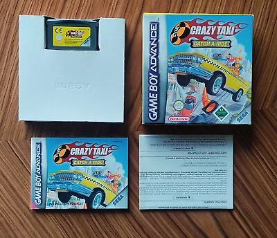 Crazy Taxi Game Boy Advance PAL EUR 100% Original GBA SEGA Excellent Condition! - Image 1 of 4