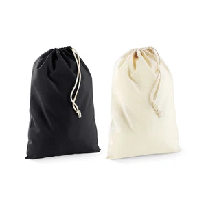 Westford Mill Unisex Cotton Stuff Bag (W115) - Laundry Shoes Storage Pouch