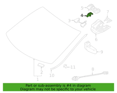 Mercedes Benz GLE53 AMG GLE63 AMG S 2021-2024 Front Rain Sensor OE 2479008317 - Image 1 of 3
