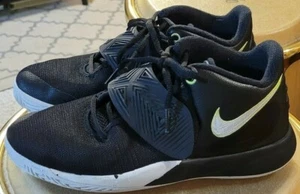 Nike Boys Kyrie Flytrap Low Black and White Basketball Shoes, Youth Size 7 - Picture 1 of 8