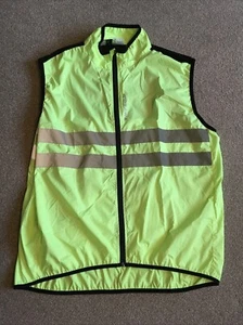 WOSAWE Men / Women Cycling / Running Breathable Vest Hi Viz XXL - New - Picture 1 of 5