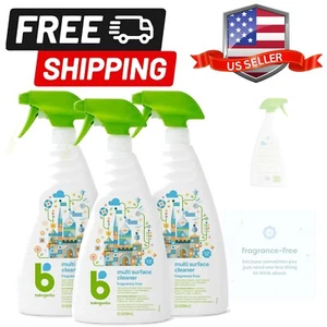 Multi Surface Cleaner Spray Biodegradable 32oz Pack of 3 Fragrance Free Safe Use - Picture 1 of 12