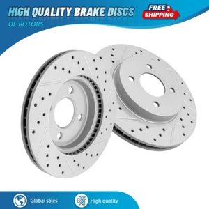 Rotores de freno de disco delanteros para Nissan Micra Versa Note 2014 2015 2016 2017 - 2019 - Imagen 1 de 6