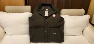 2022 GREY LABEL CUSTOM ORDER 3XL BLACK CANADA GOOSE CREW FREESTYLE VEST JACKET - Picture 1 of 12