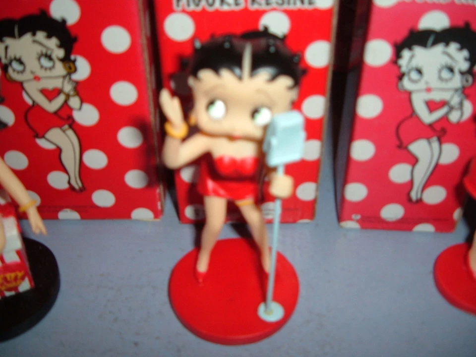 FIGURINE NEUVE EN RESINE - KING FEATURES SYNDICATE - BETTY BOOP MICRO - Photo 1/1