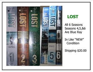 LOST Seasons 1-6 (4,5,&6 Are Bluray) - Picture 1 of 1