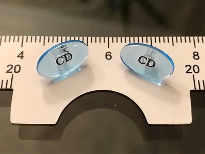 Оригинальные солнцезащитные очки с носовыми подушечками Christian Dior So Real зеркальные светло-голубые - Изображение 1 из 4