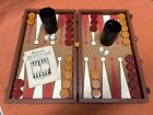 Antique VTG Backgammon Set Bakelite Butterscotch Red Swirl Cardinal Co