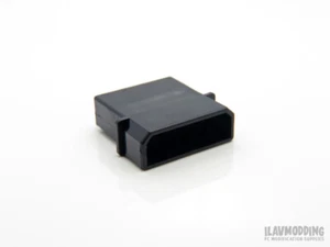 PC 4-pin IDE (Molex) Connector Housing Male - BLACK [1pc] - Picture 1 of 2