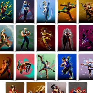 Game Character Portrait A3 Poster Street Fighter 6 Prints Wall Art Home Decor - Picture 1 of 24