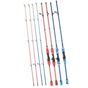 Taigek Carbon fiber~2 pc~Med L Spinning Rod~Red or Blue Camo~3 lengths - Picture 1 of 11